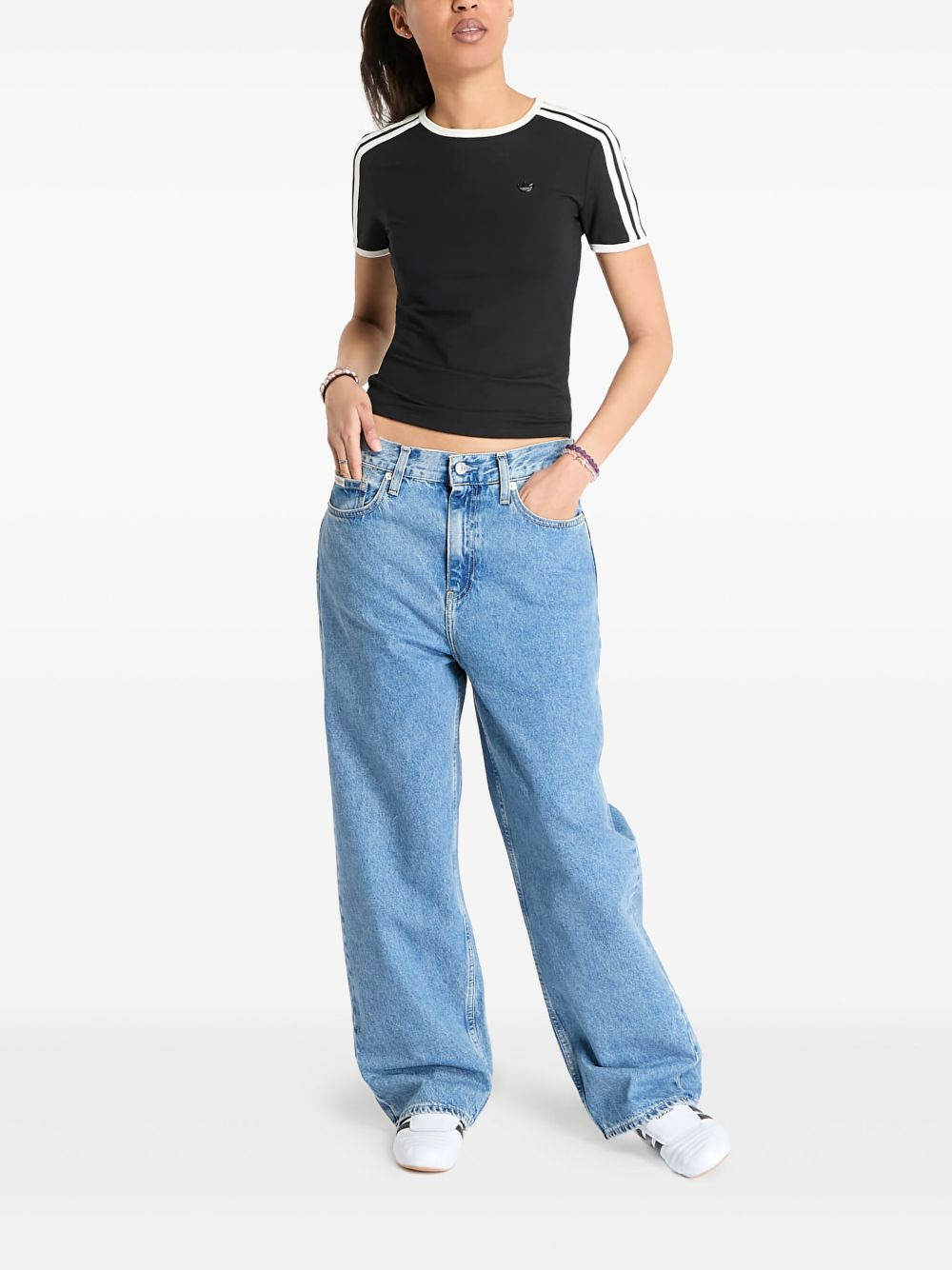 logo-embroidered T-shirt - 2