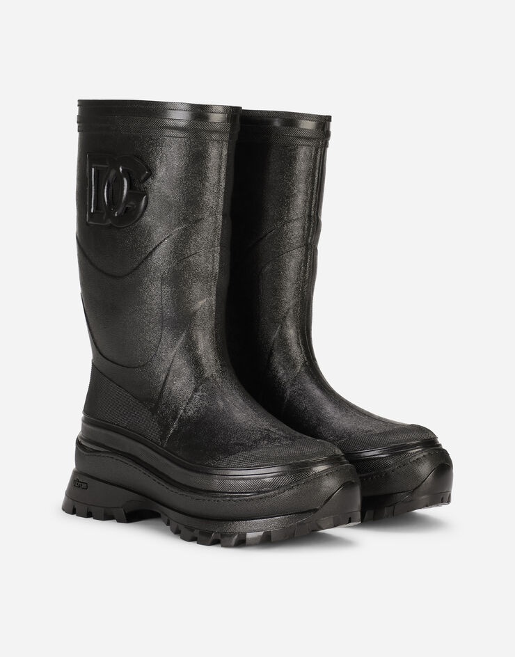 Metallic rubber boots with DG logo - 2