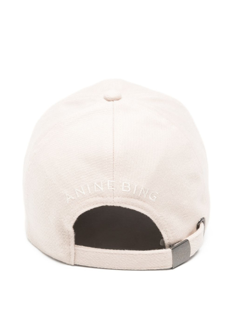 ANINE BING Jeremy logo-embroidery cap outlook