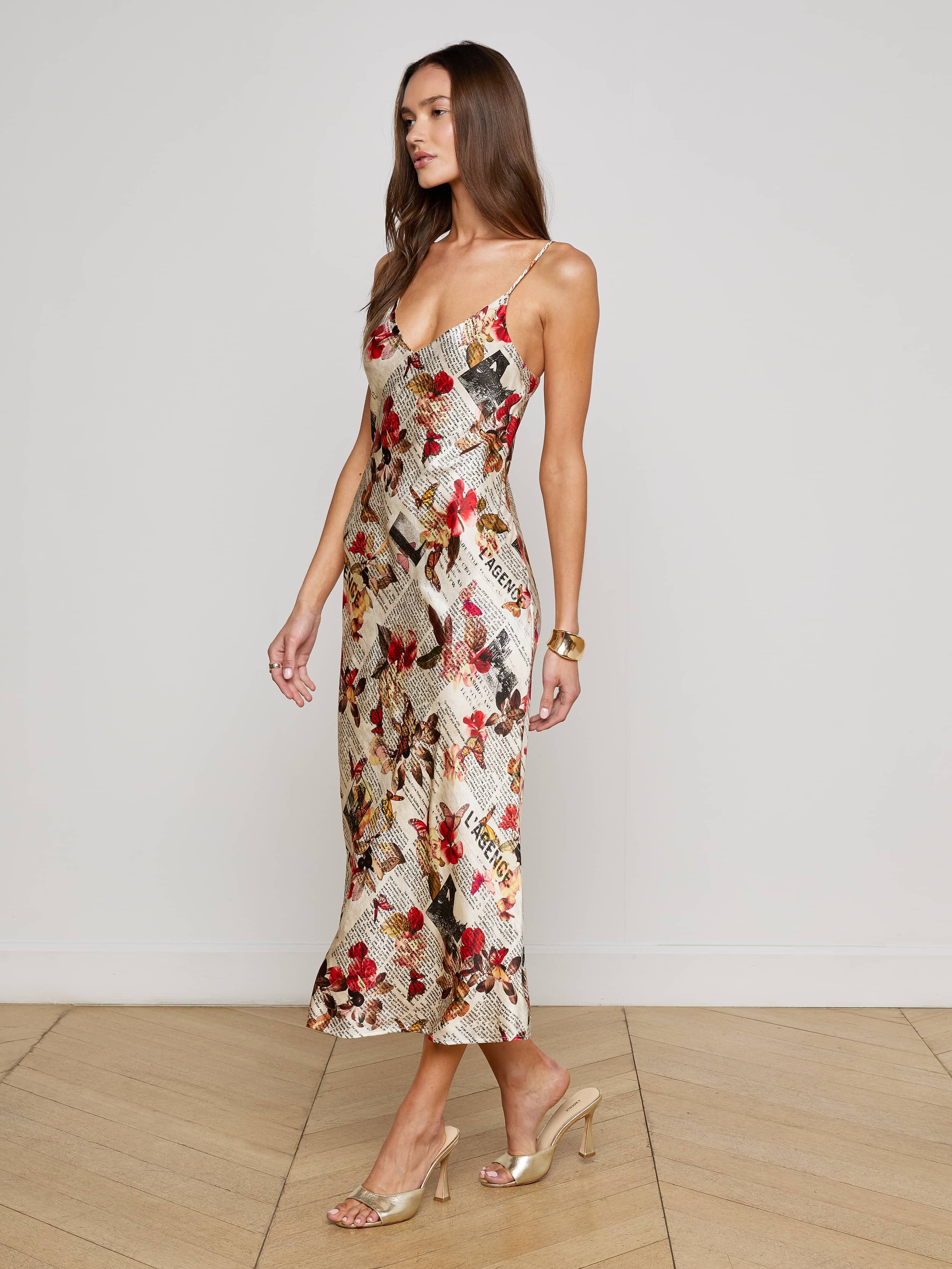 Seridie Silk Slip Dress - 3