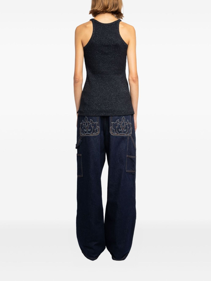 ribbed alba shiny top 3