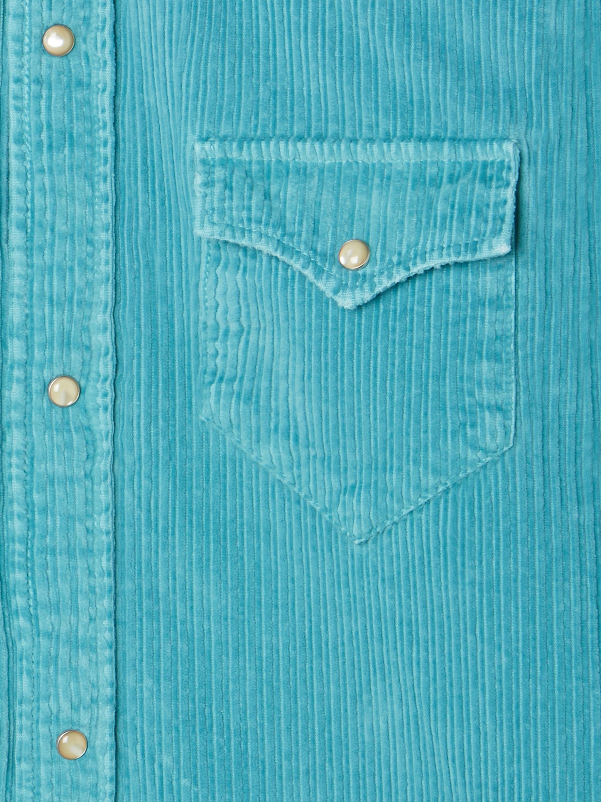Velvet Corduroy Pockets Shirt - 9