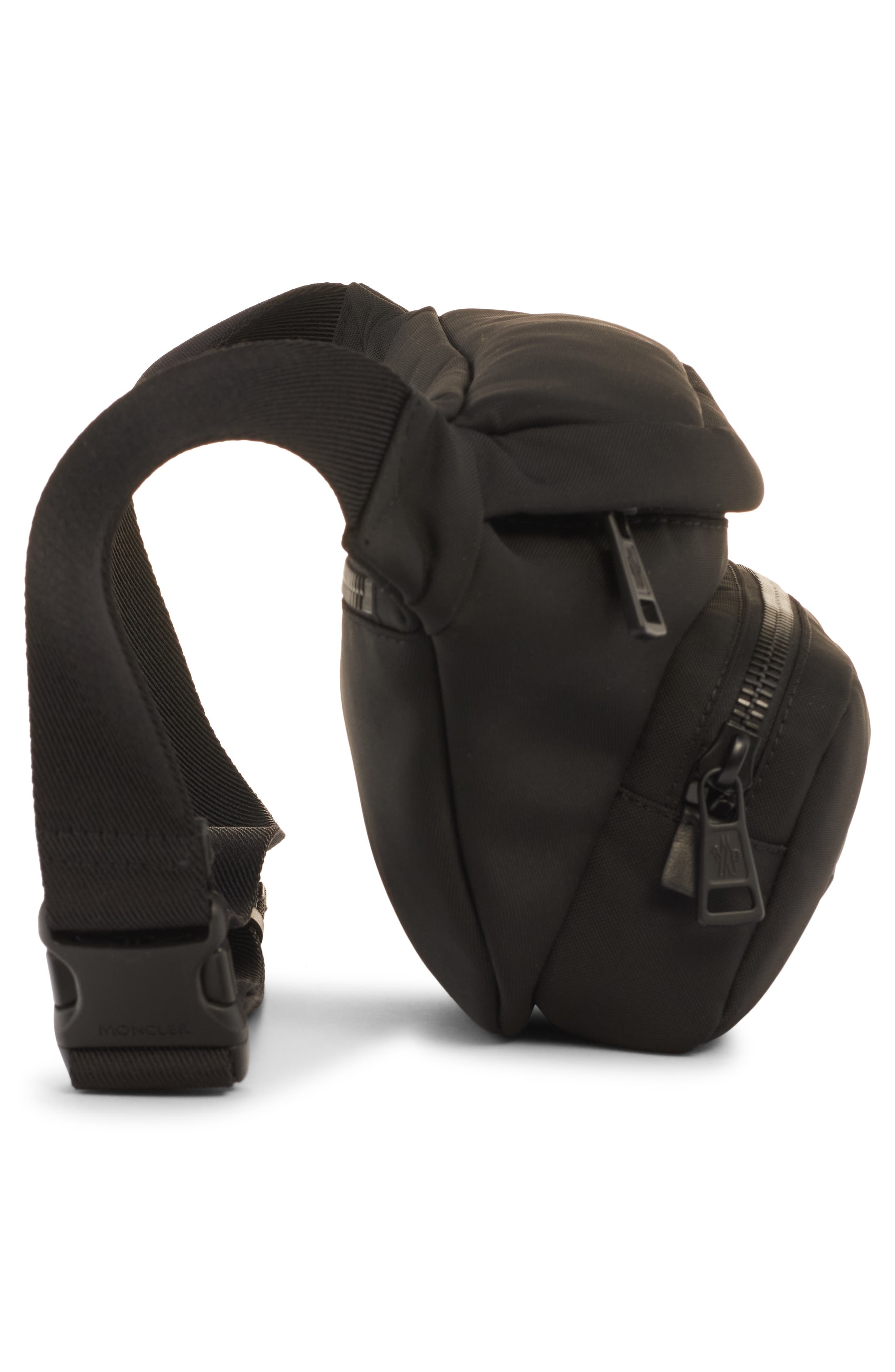 Moncler Durance Water Repellent Belt Bag in Black at Nordstrom - 3