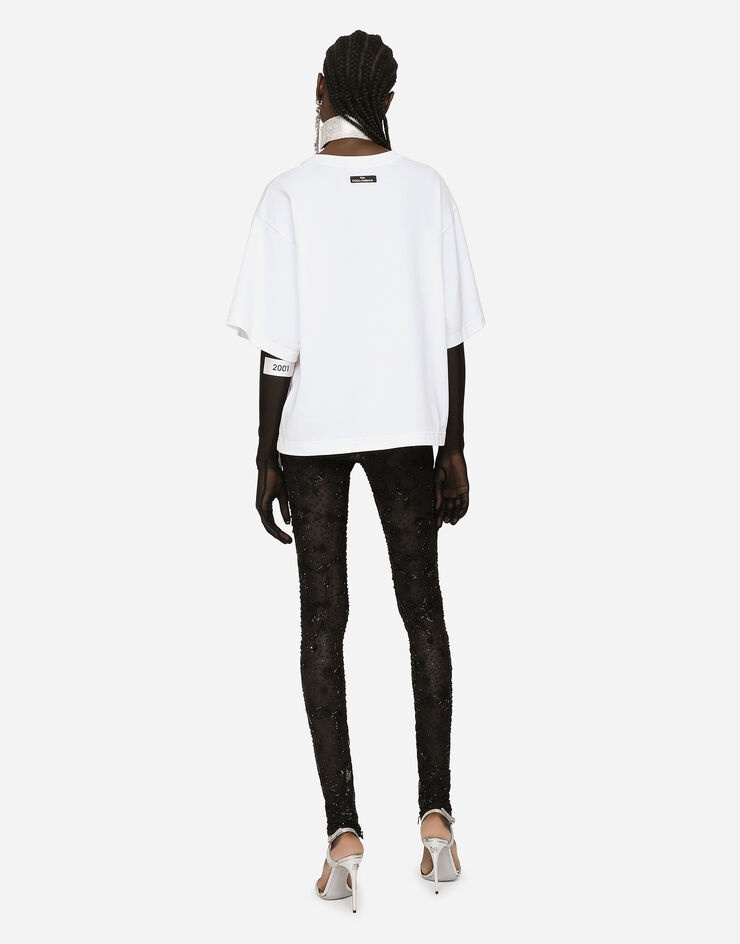 Tulle leggings with embroidery - 3