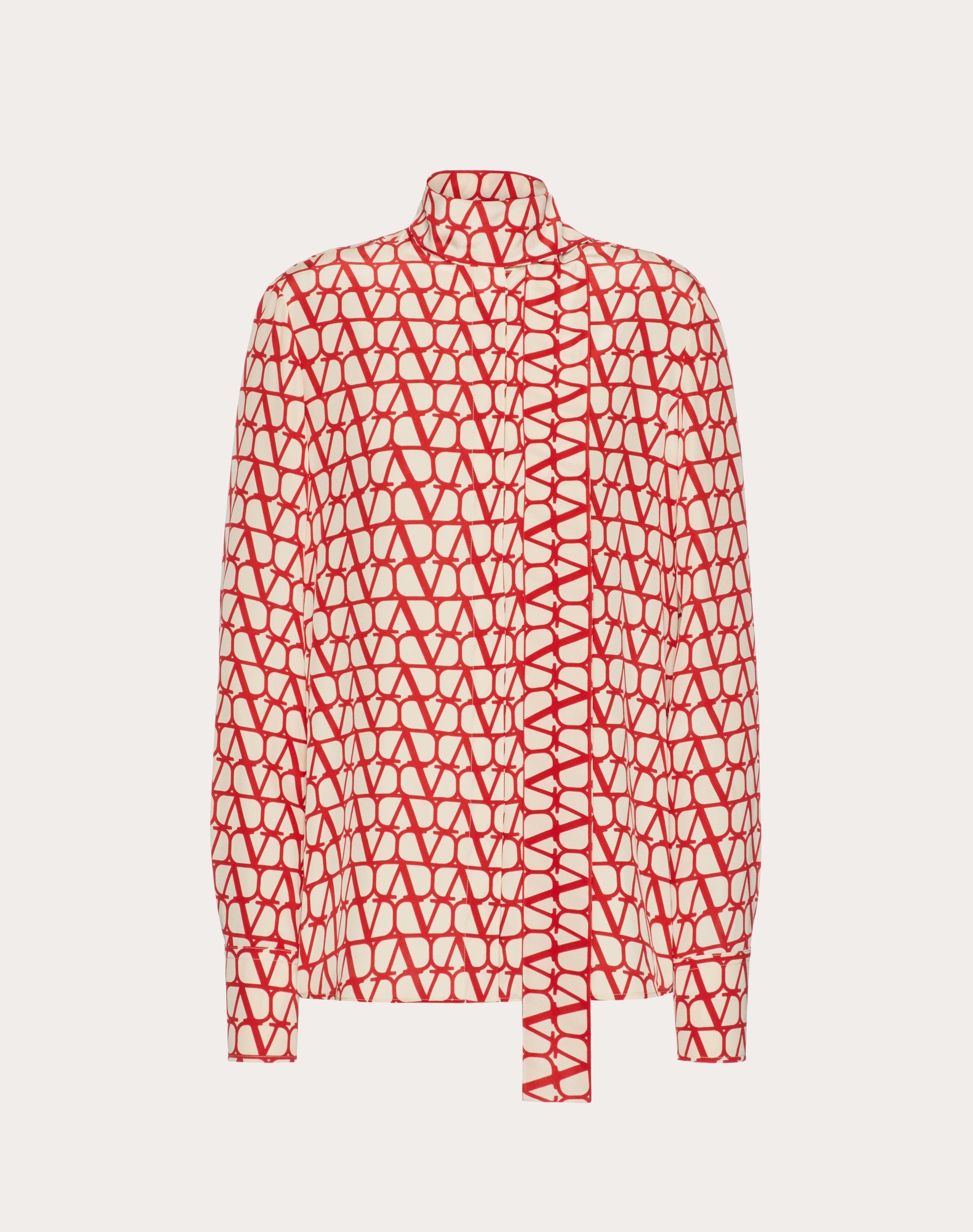 VLOGO CREPE DE CHINE BLOUSE - 1