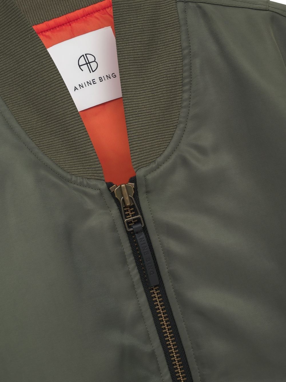 Leon satin bomber jacket - 4