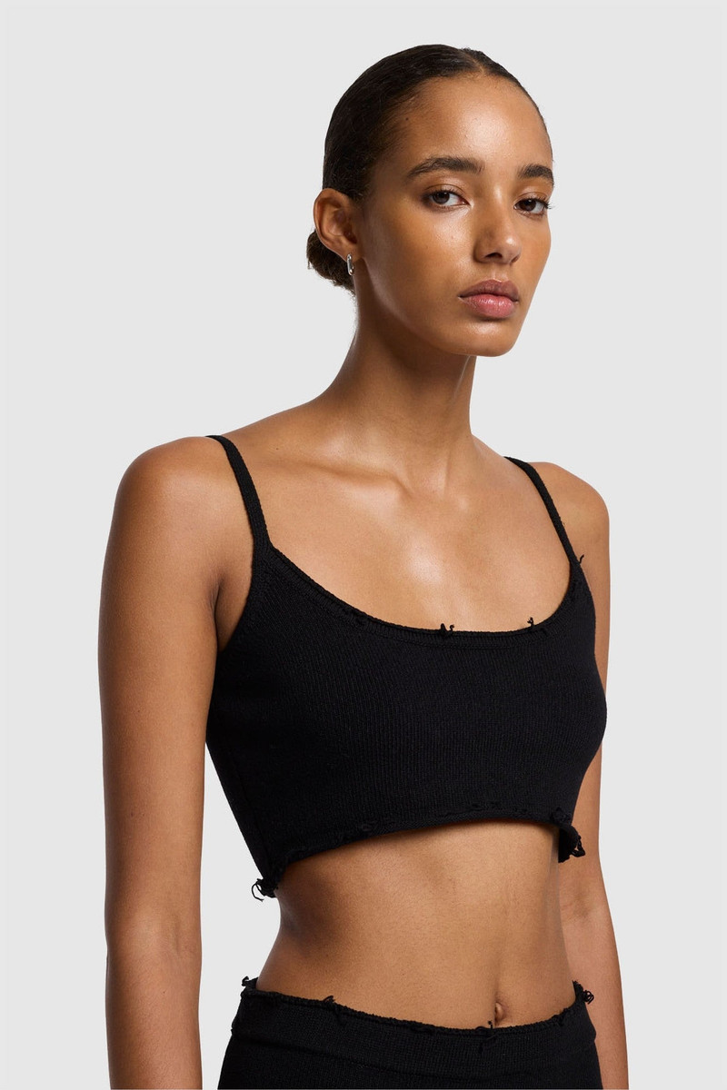 CROPPED TANK in Cotton 3