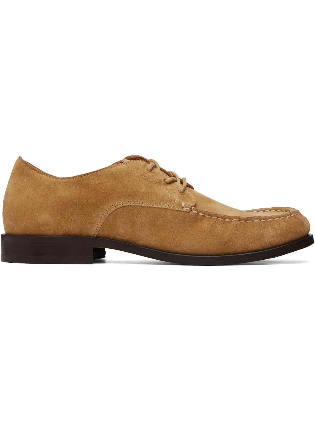 Tan Suede Derbys - 1