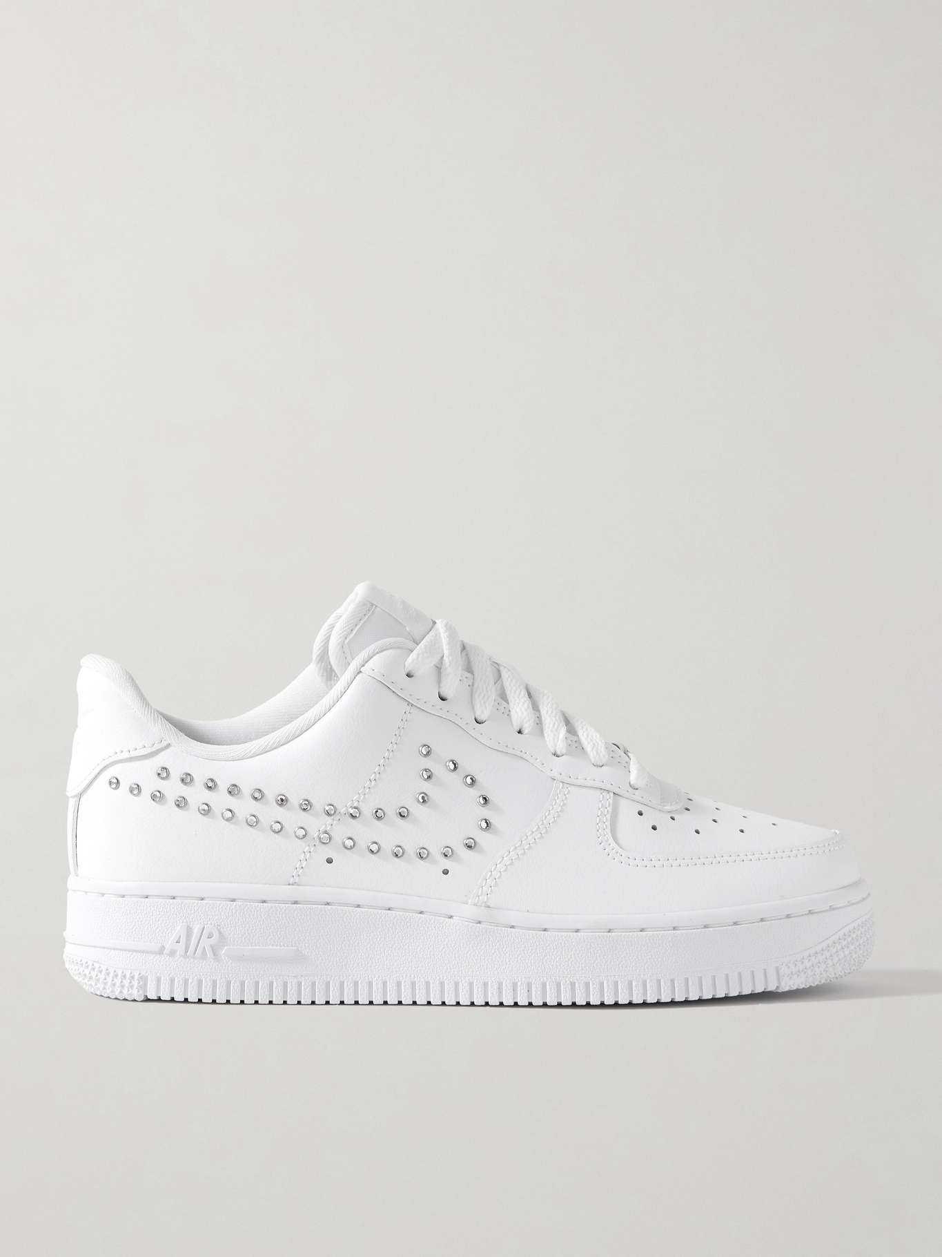 Air Force 1 '07 crystal-embellished leather sneakers - 1