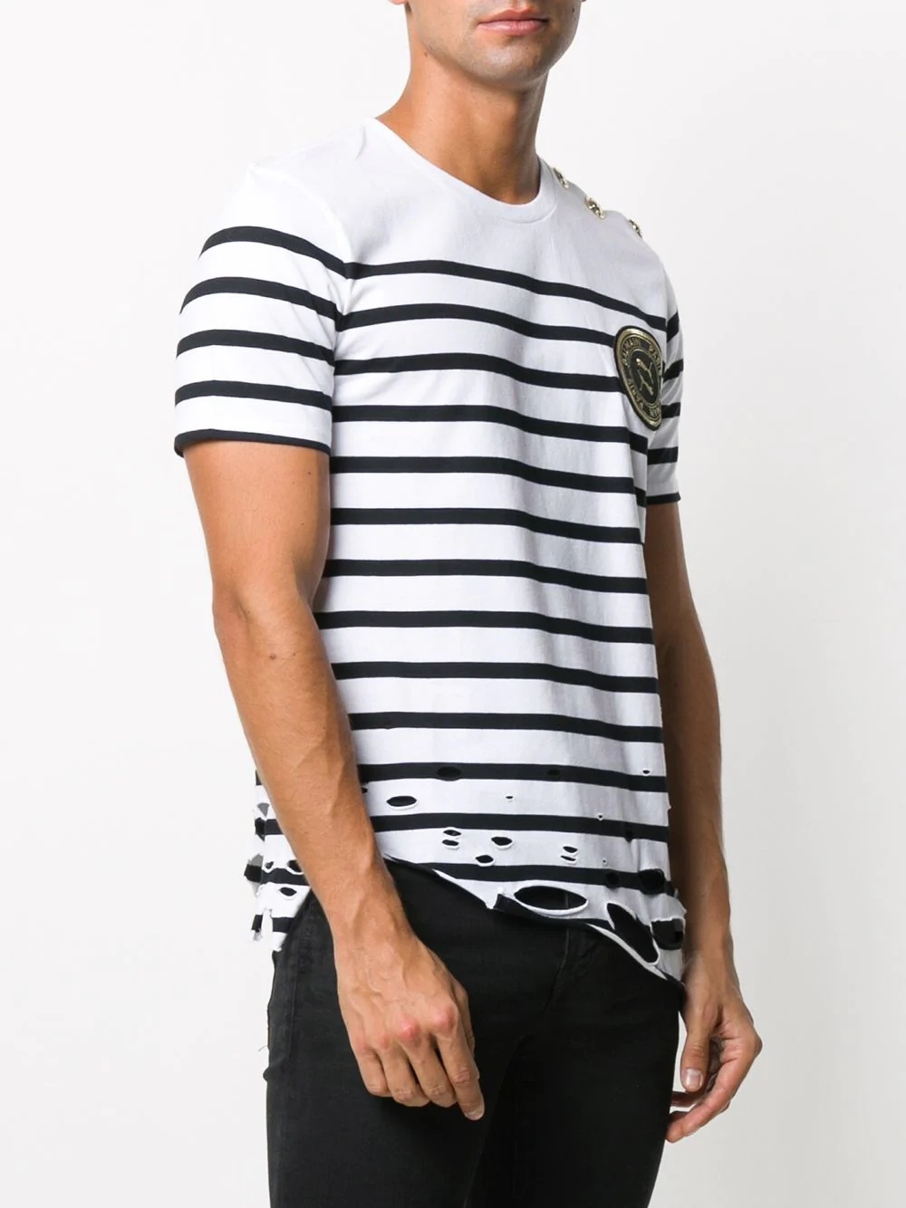 x Puma striped T-shirt - 4