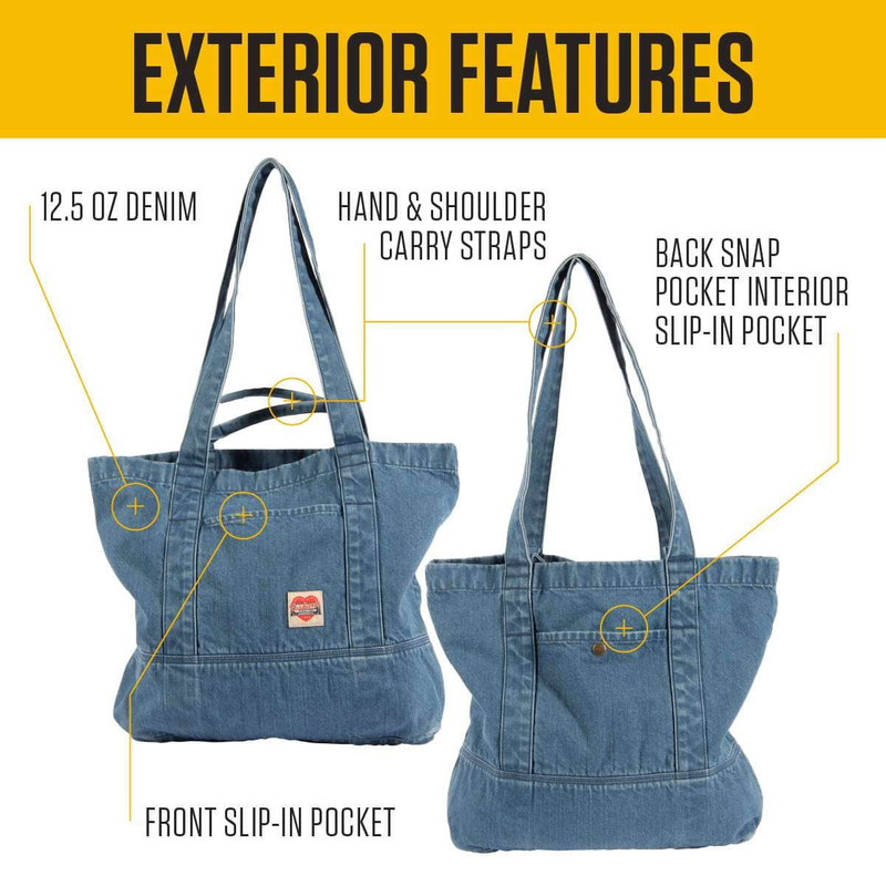 18L Denim Tote 5