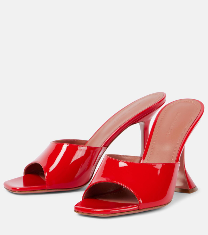 Lupita 70 patent leather mules 4