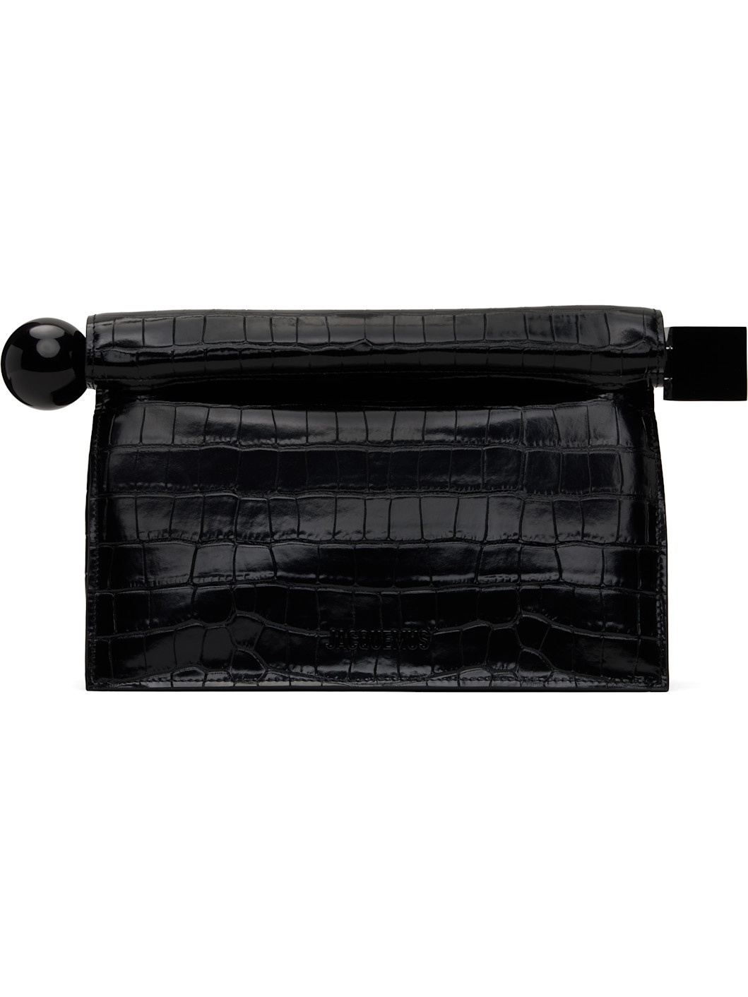 Black 'The Rond Carré' Clutch - 1