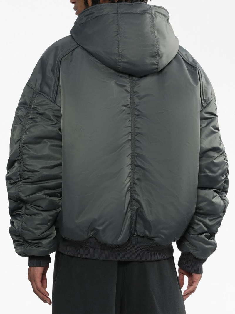 padded hooded bomber jacket 4