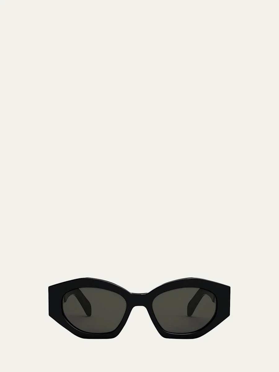 Triomphe Logo Acetate Cat-Eye Sunglasses - 1