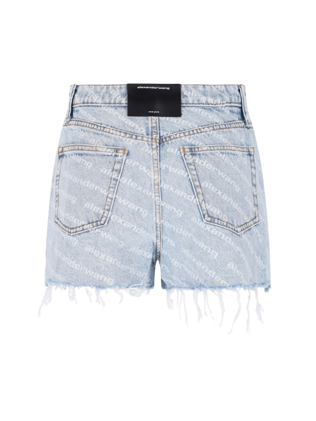 DENIM LOGO SHORTS - 2