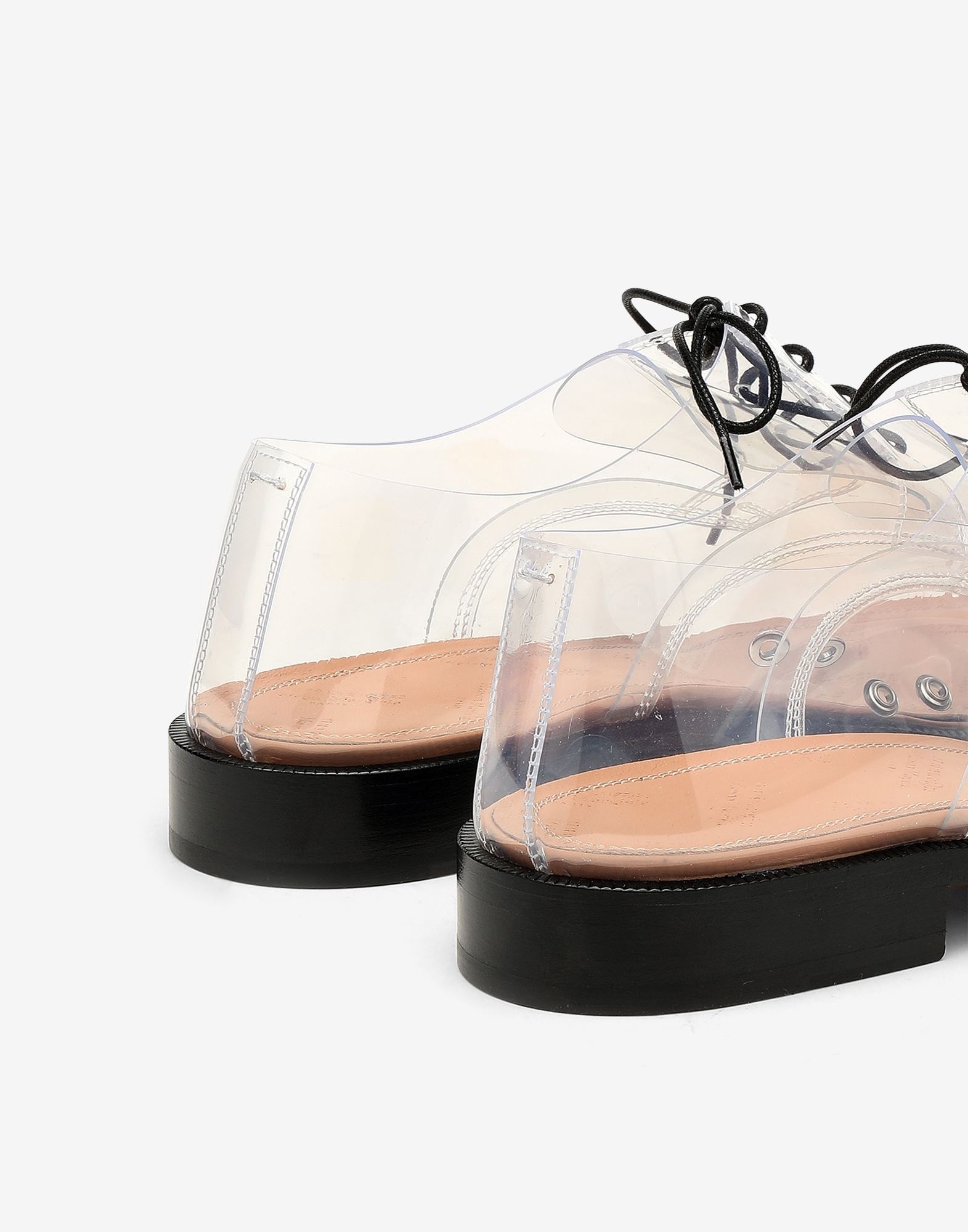 Tabi transparent lace-up shoes - 4