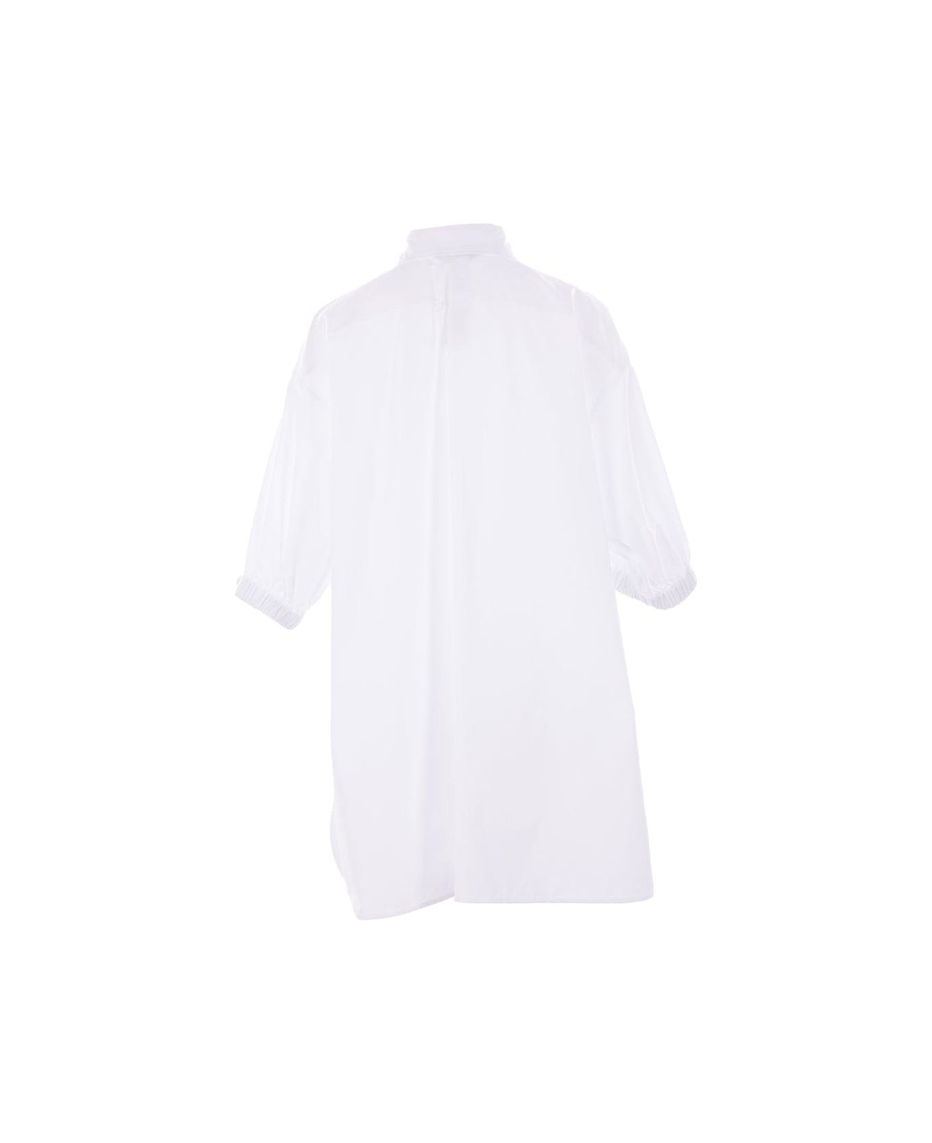 Button-up Long-sleeved Top - 2
