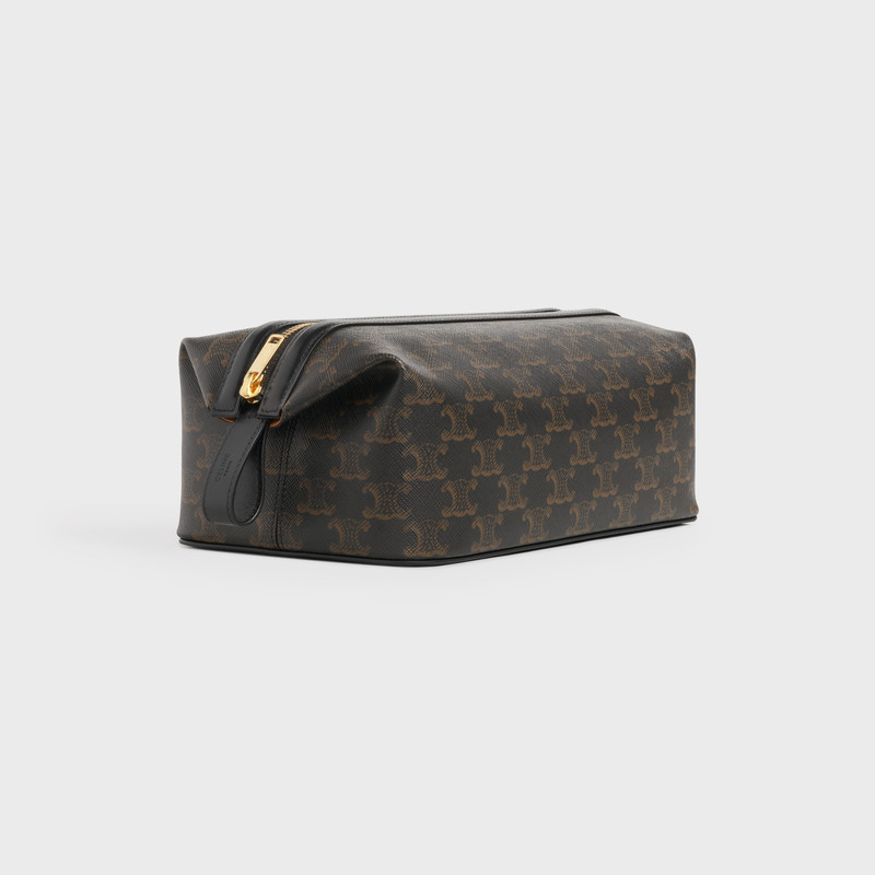 CELINE TOILET POUCH  IN  TRIOMPHE CANVAS AND CALFSKIN outlook