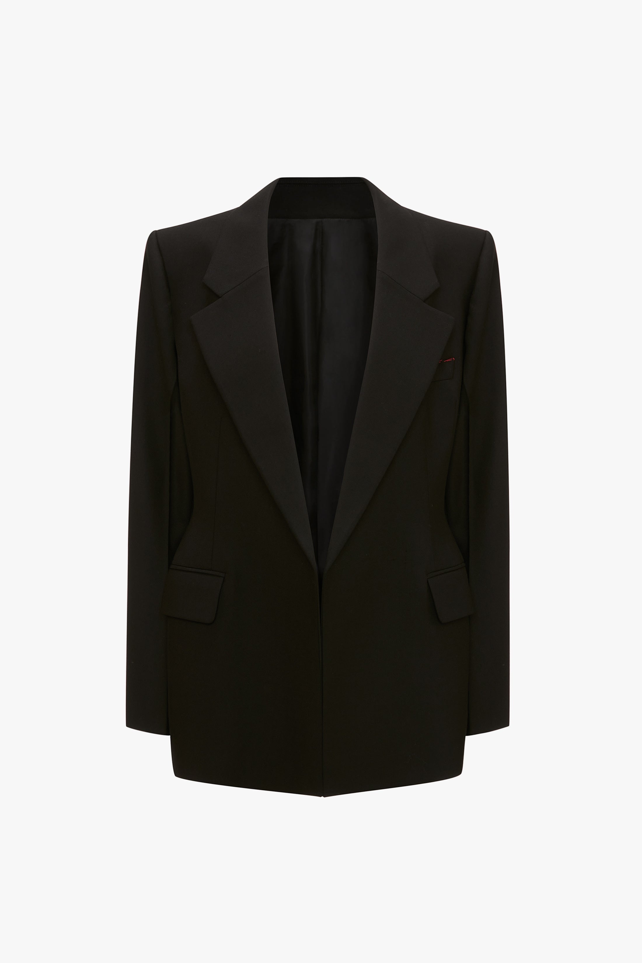 Waist Fitted Jacket In Black - 1