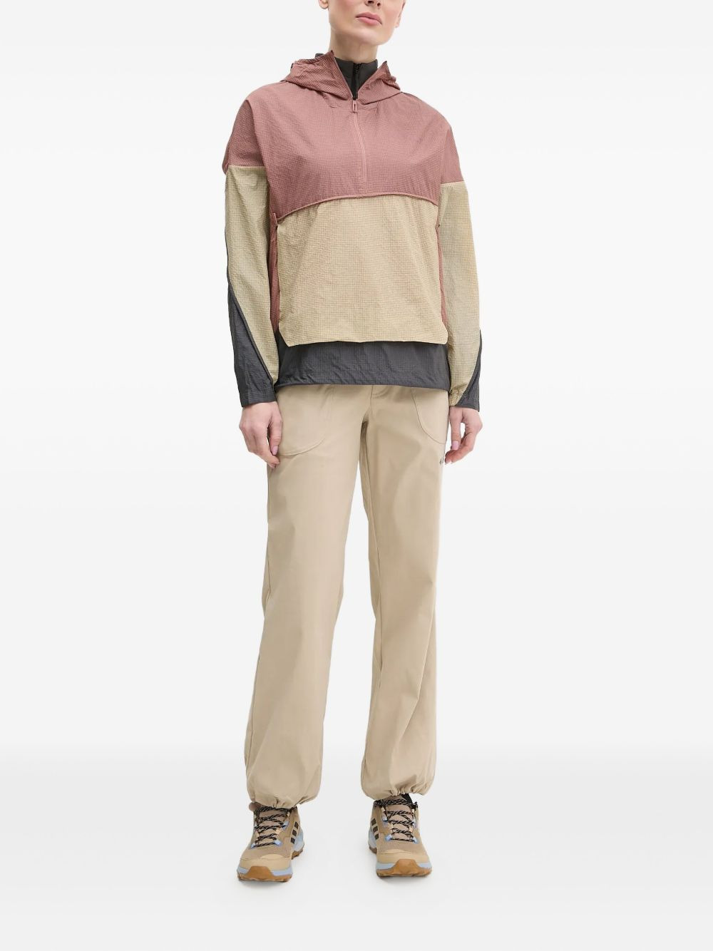 Xploric Wind grid-pattern hooded jacket - 2