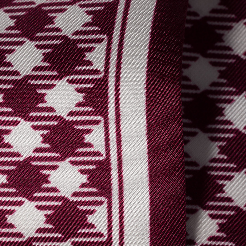 Miu Miu Printed silk twill scarf outlook