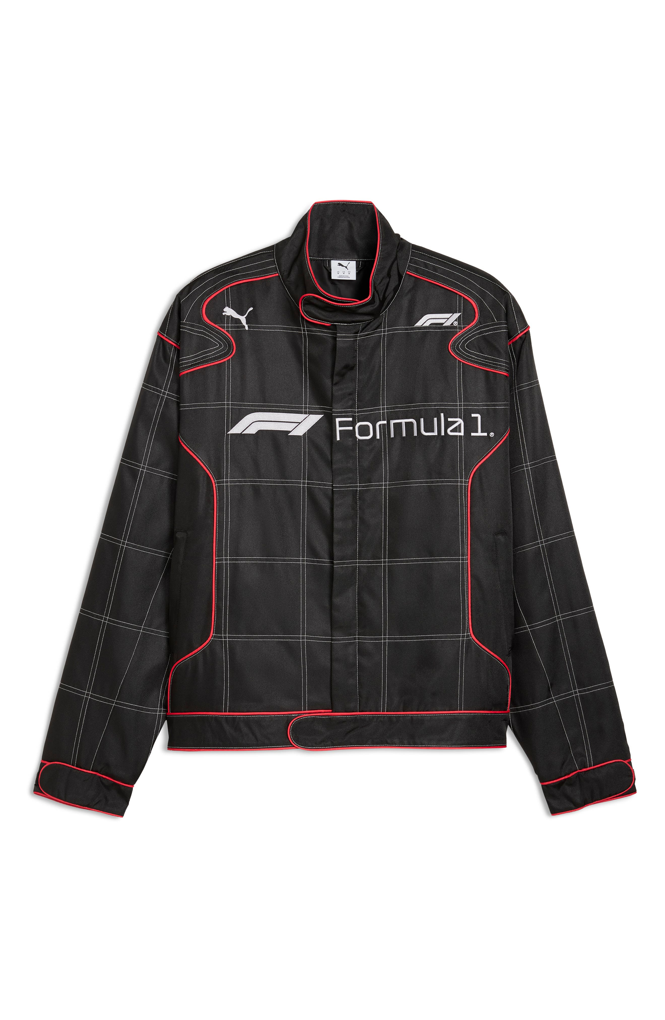 PUMA F1 Lifestyle Racing Jacket in Puma Black at Nordstrom - 5