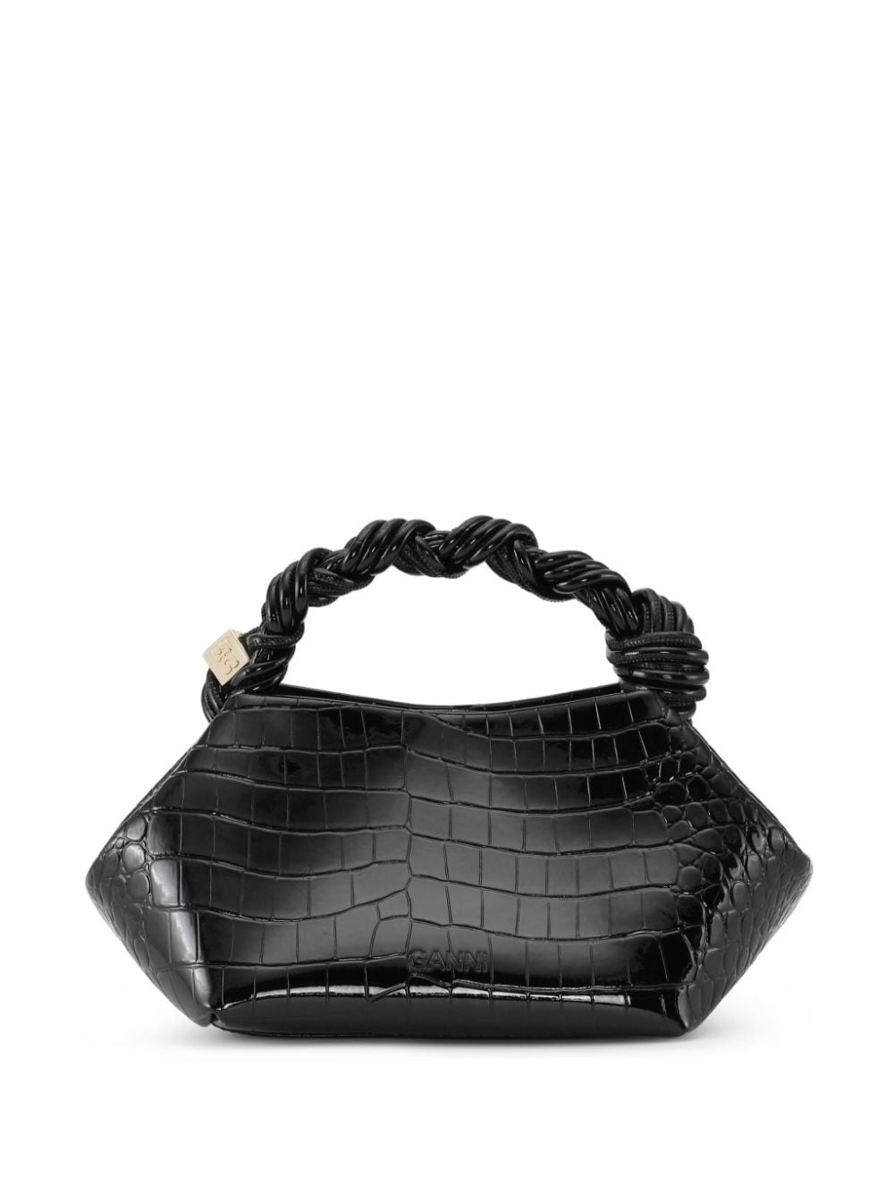 small Bou recycled-leather top-handle bag - 4