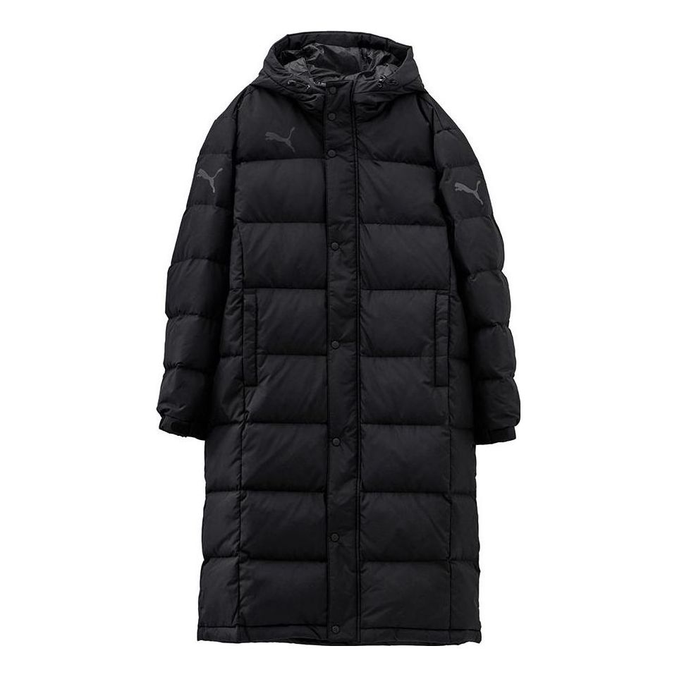 PUMA Long Down Jacket 'Black Grey' 932547-01 - 1