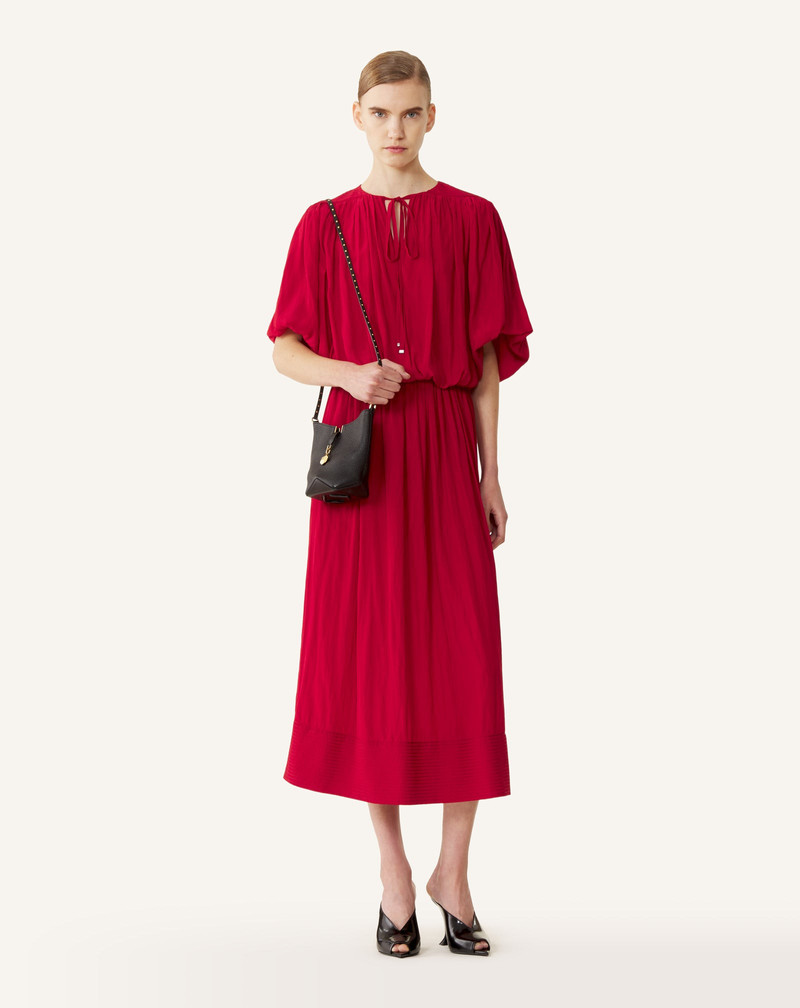 Lanvin MIDI DRESS IN CHARMEUSE outlook