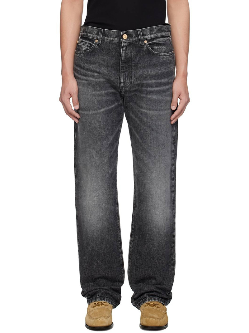 Black Stonewashed Jeans 1