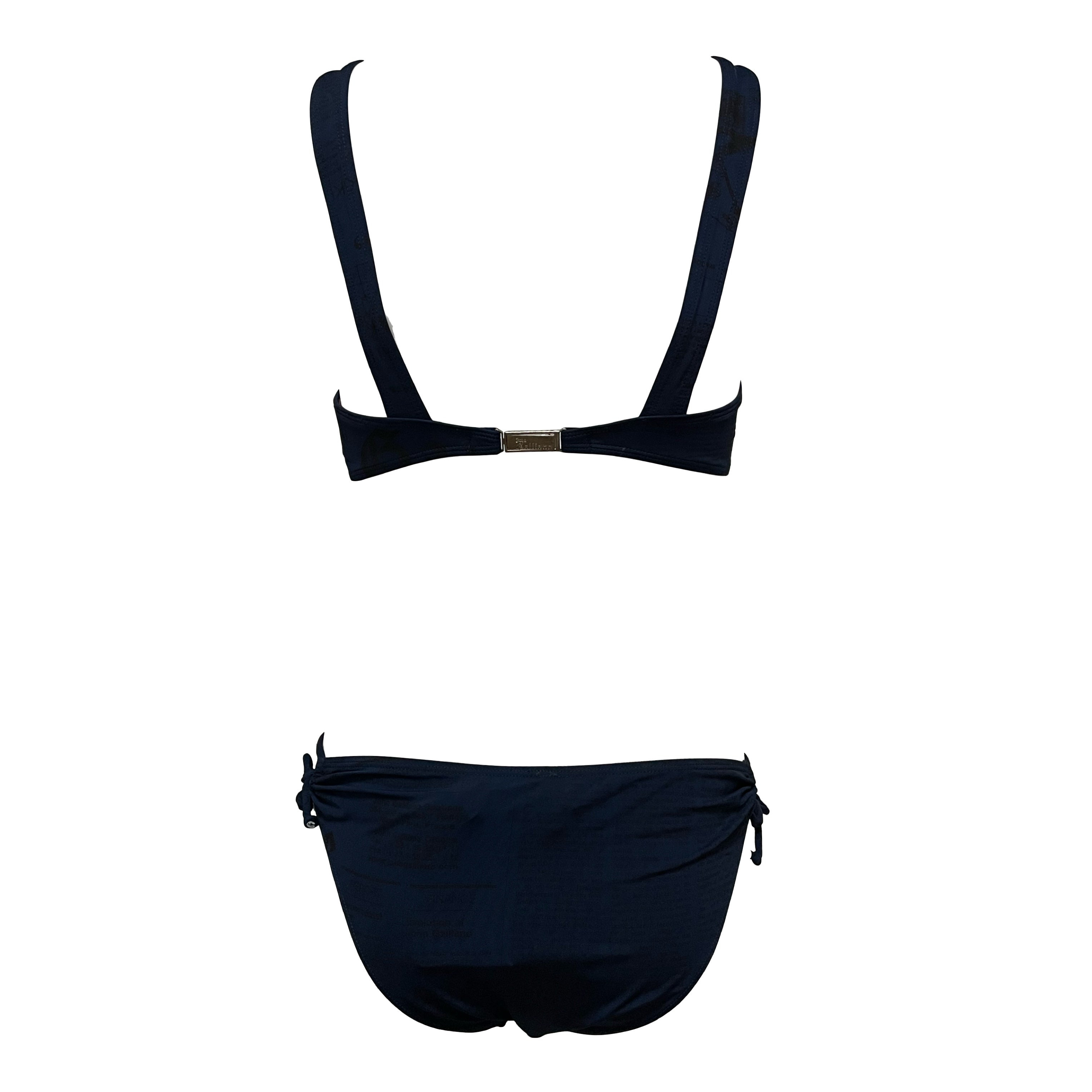 JOHN GALLIANO Newspaper Print Bikini - 2