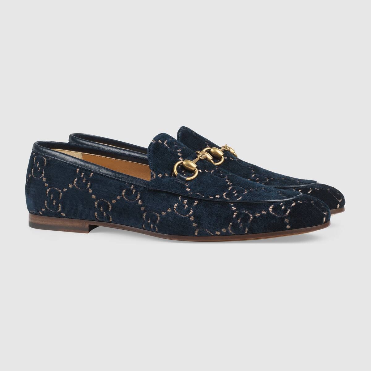 Men's Gucci Jordaan GG velvet loafer - 2