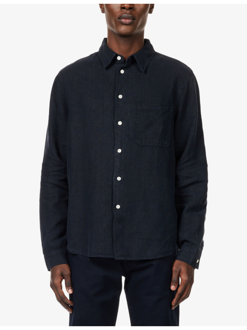 Cairo Patch-Pocket Linen Shirt 3