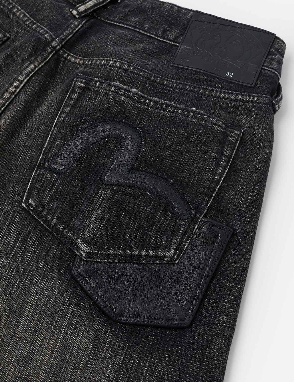 7-Pocket Design Washed Relax Vintage Straight Fit Jeans #2030 - 3