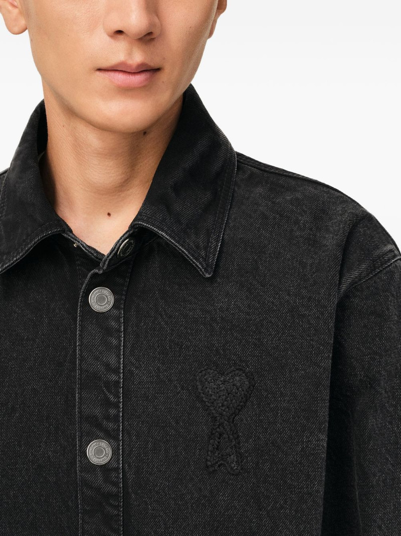 Ami De Coeur crochet denim jacket 5
