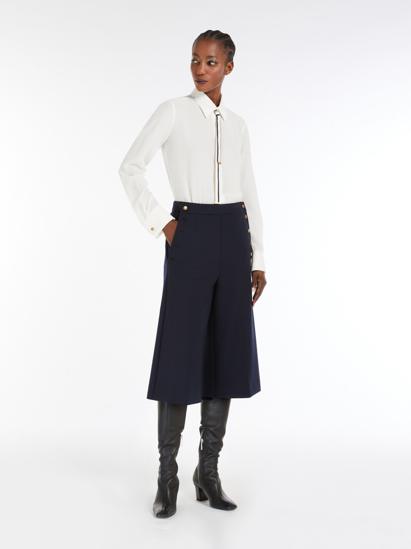 Max Mara APOLLO Silk shirt with bow tie outlook