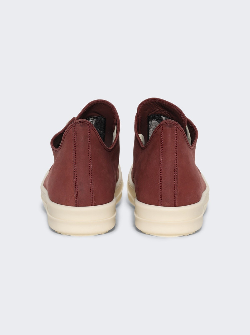 Rick Owens Hollywood Low Sneakers Rosewood And Milk outlook