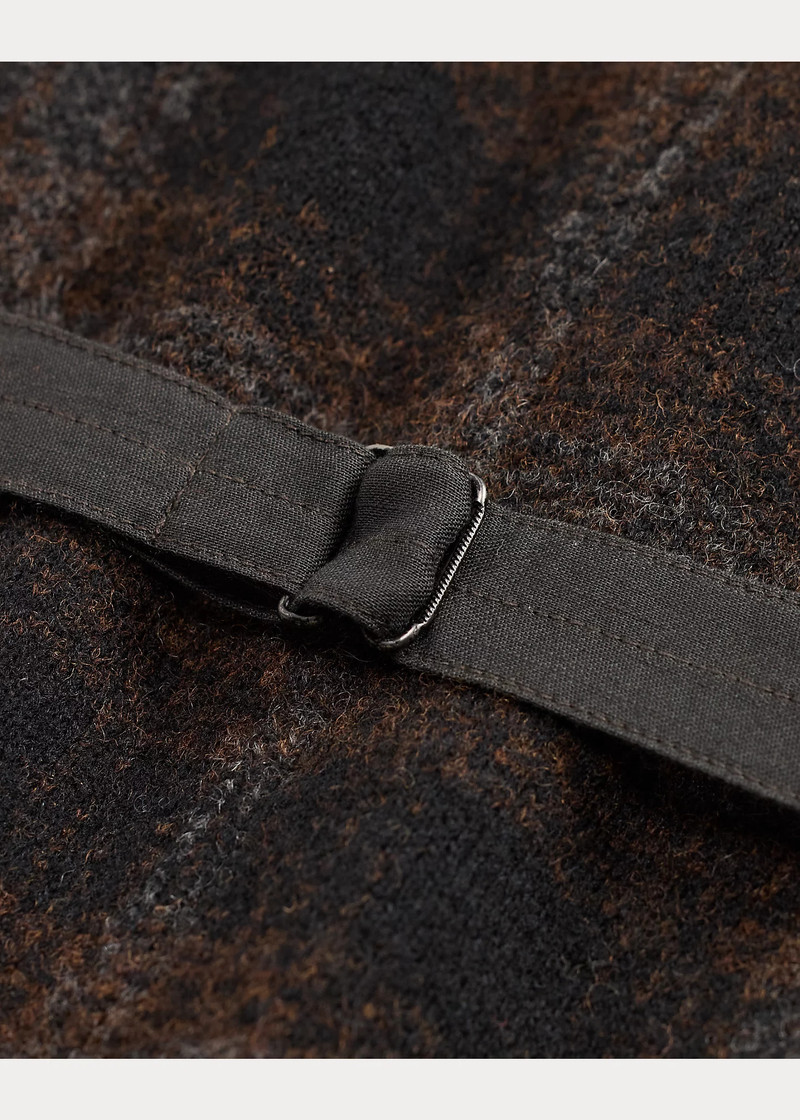 Plaid Wool-Cotton Vest 4