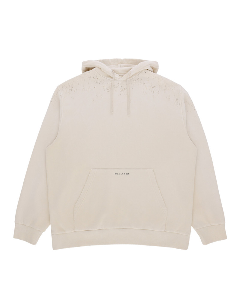 PRINTED LOGO TREATED HOODIE 1