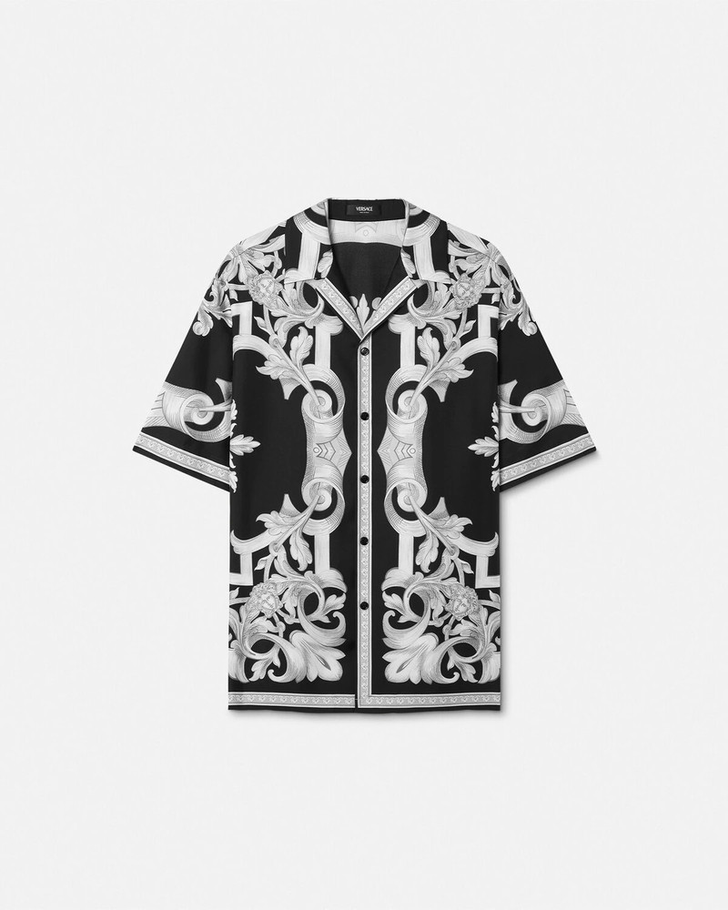 Architectural Baroque Silk Shirt 1