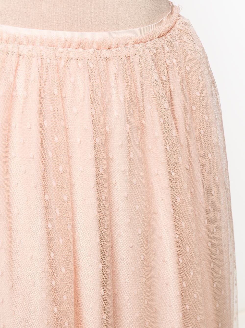 tulle pleated midi skirt - 5