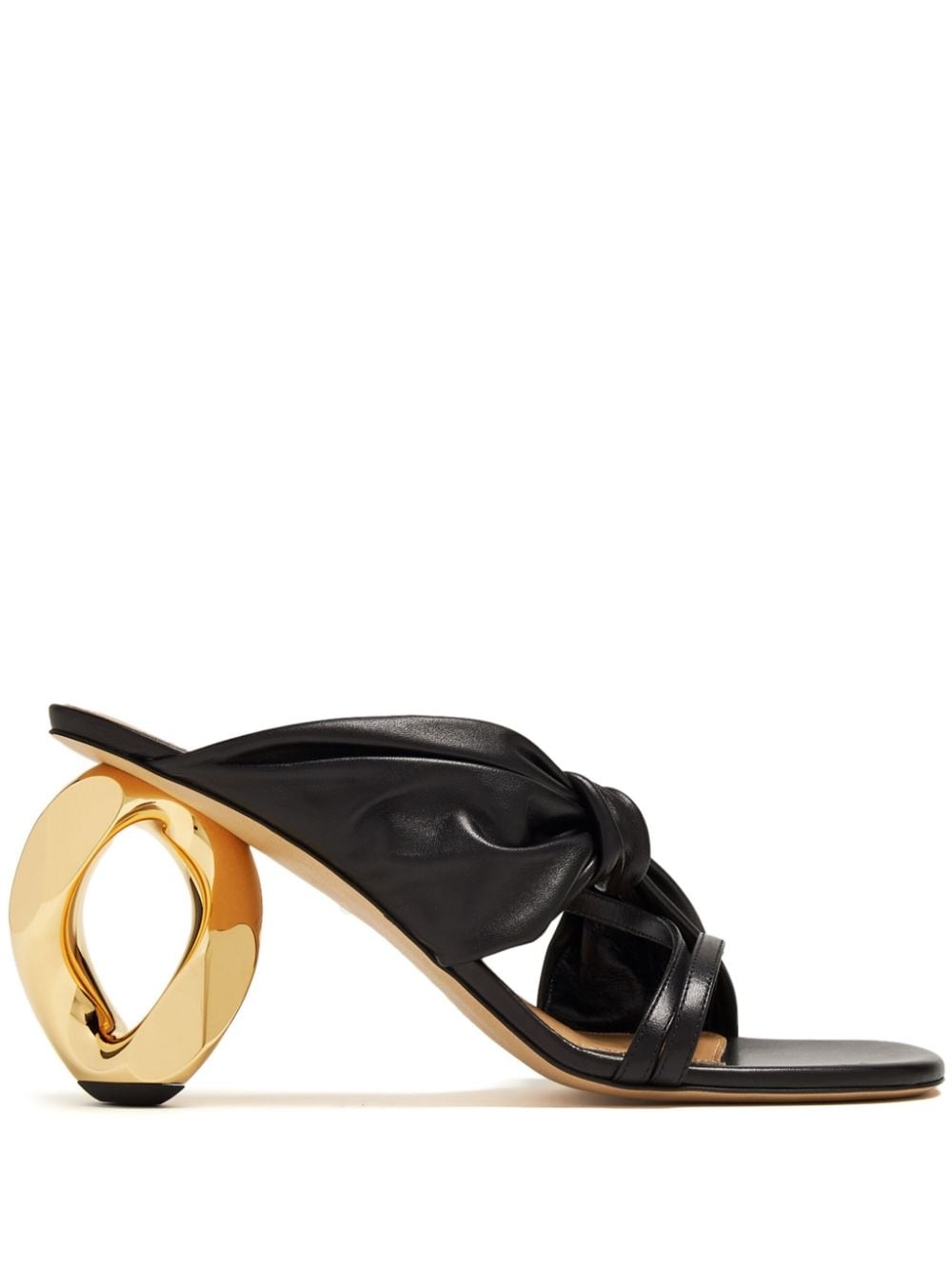 95mm chain-heel mules - 1