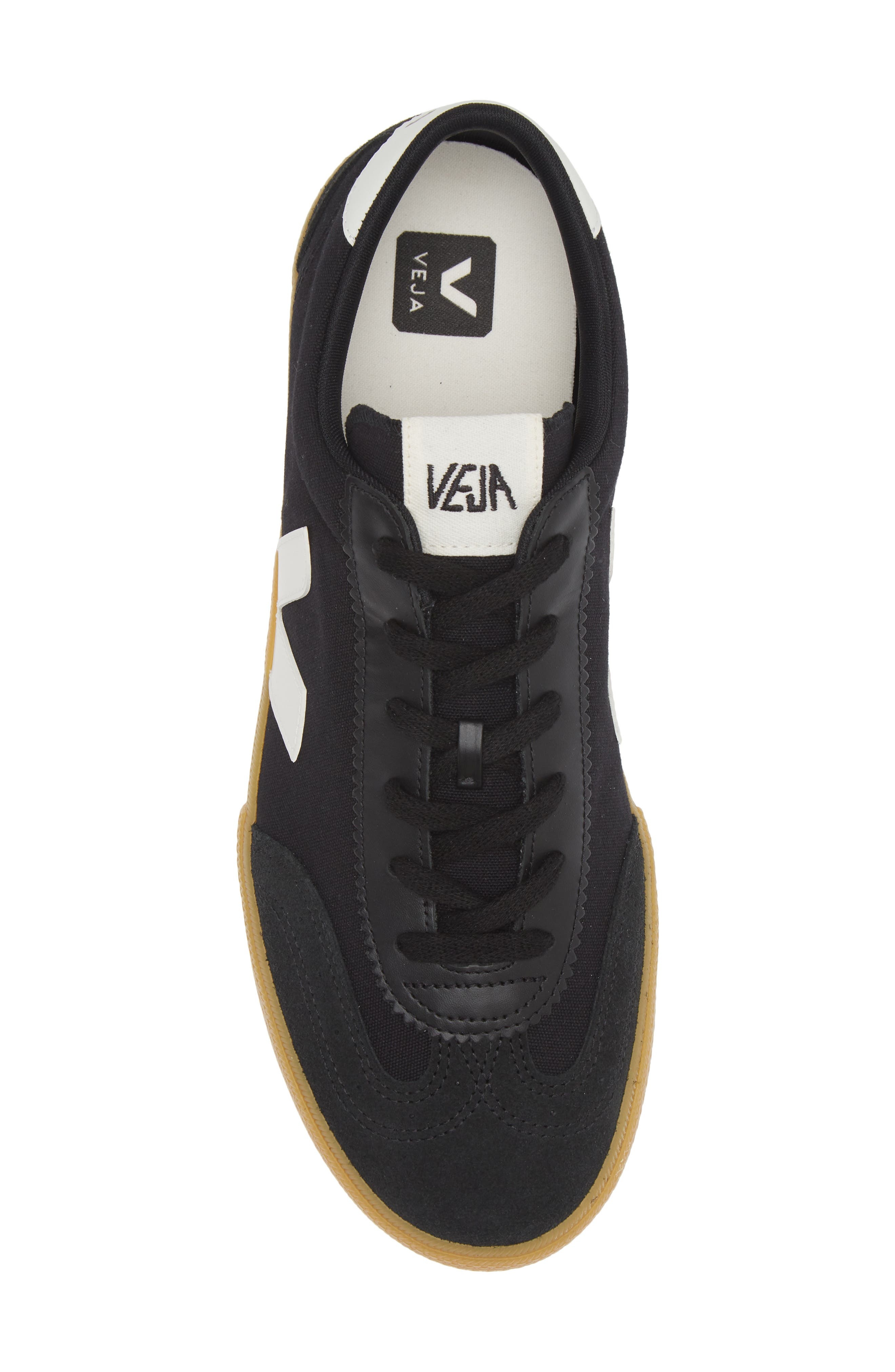 Veja Volley Sneaker in Black White Natural at Nordstrom - 5