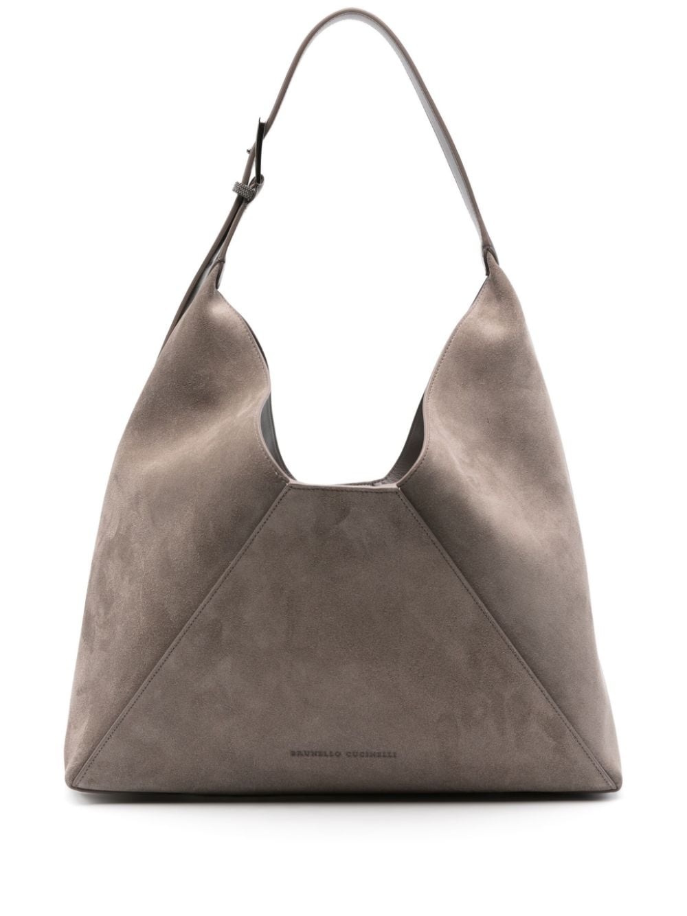 suede shoulder bag - 1