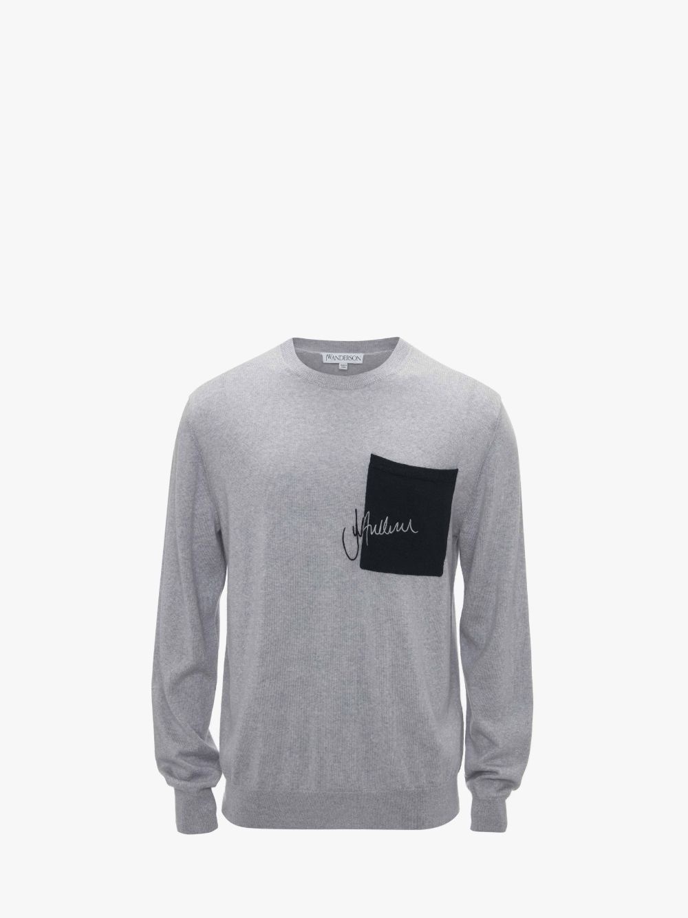 SIGNATURE POCKET CREWNECK JUMPER - 1