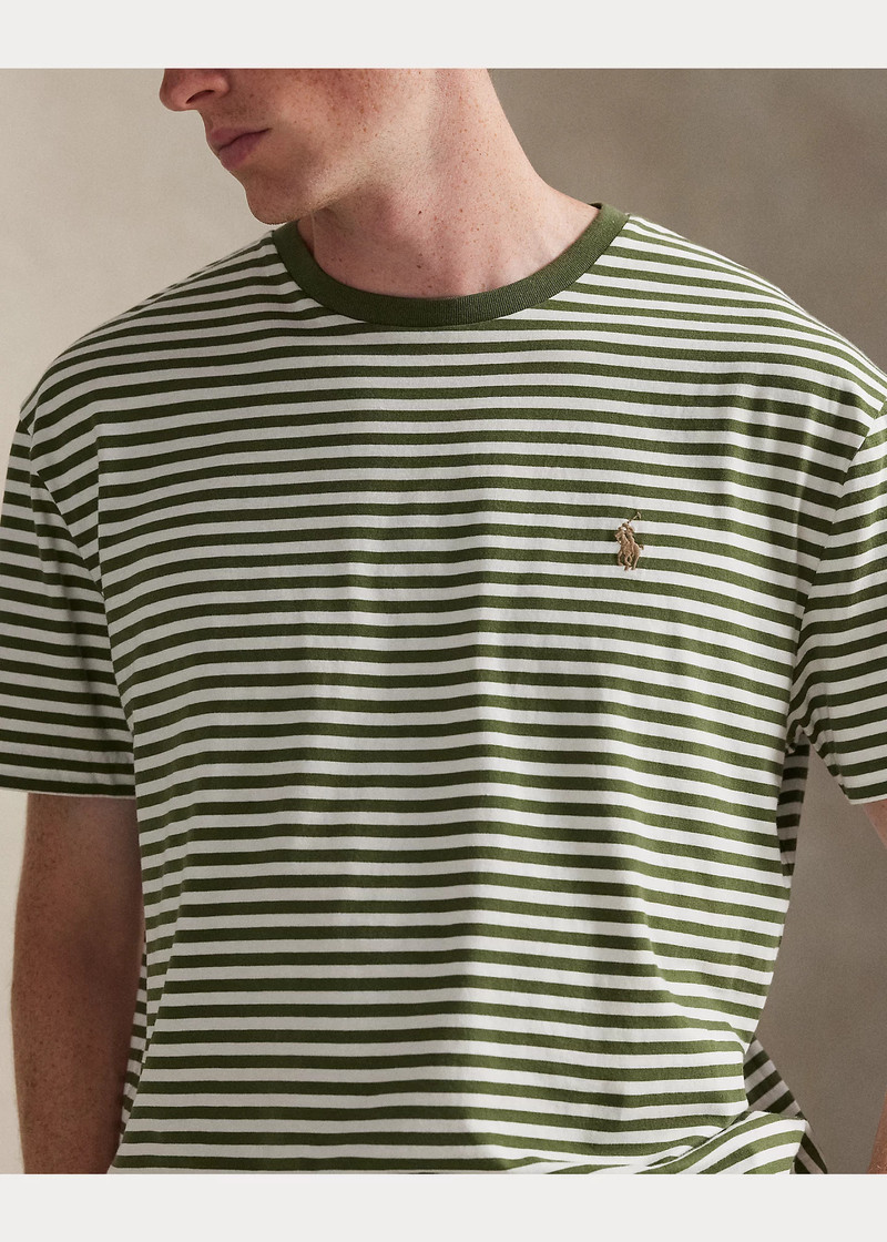 Classic Fit Striped Jersey T-Shirt 5