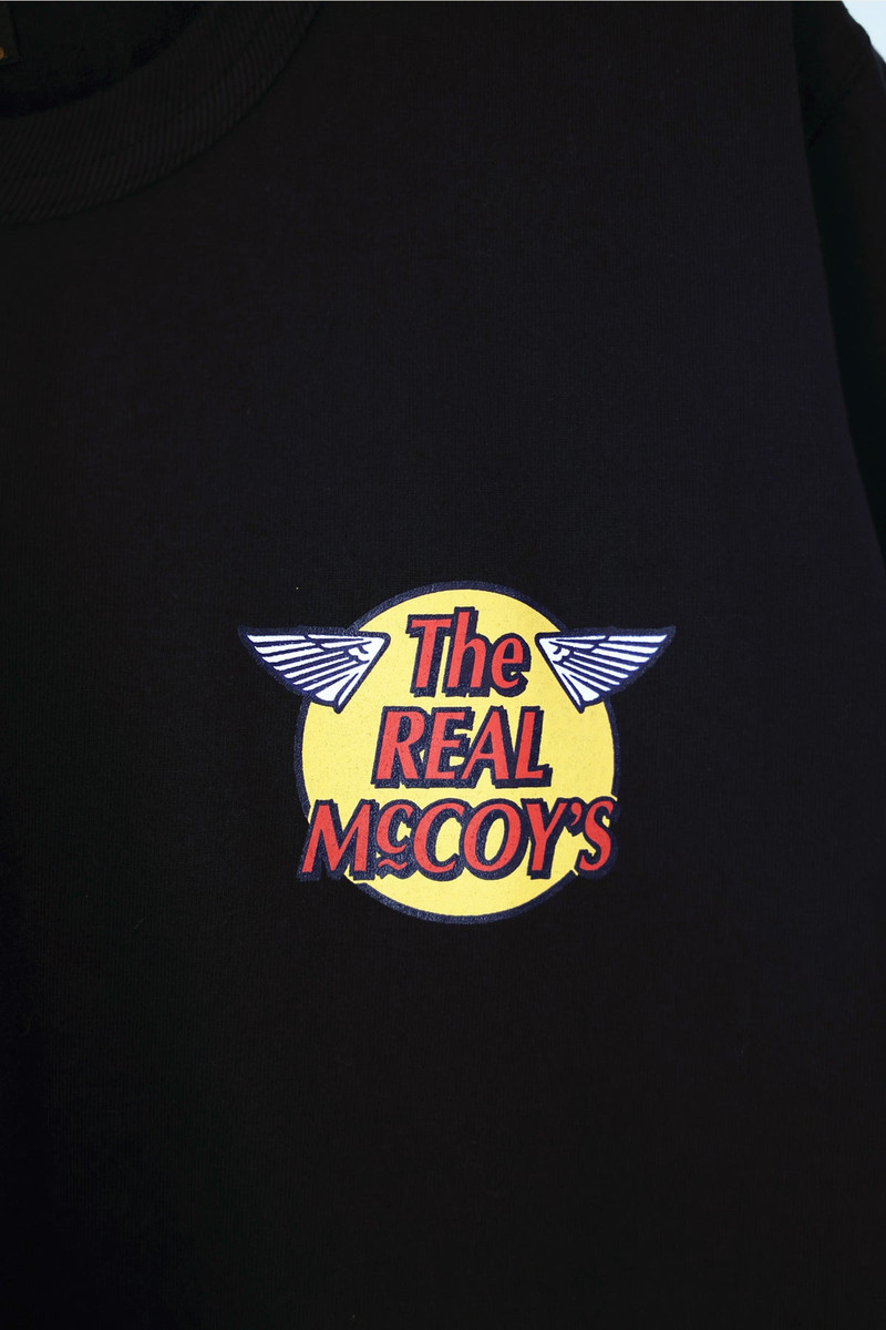 The Real McCoys The Real McCoy's Logo Tee - Black outlook
