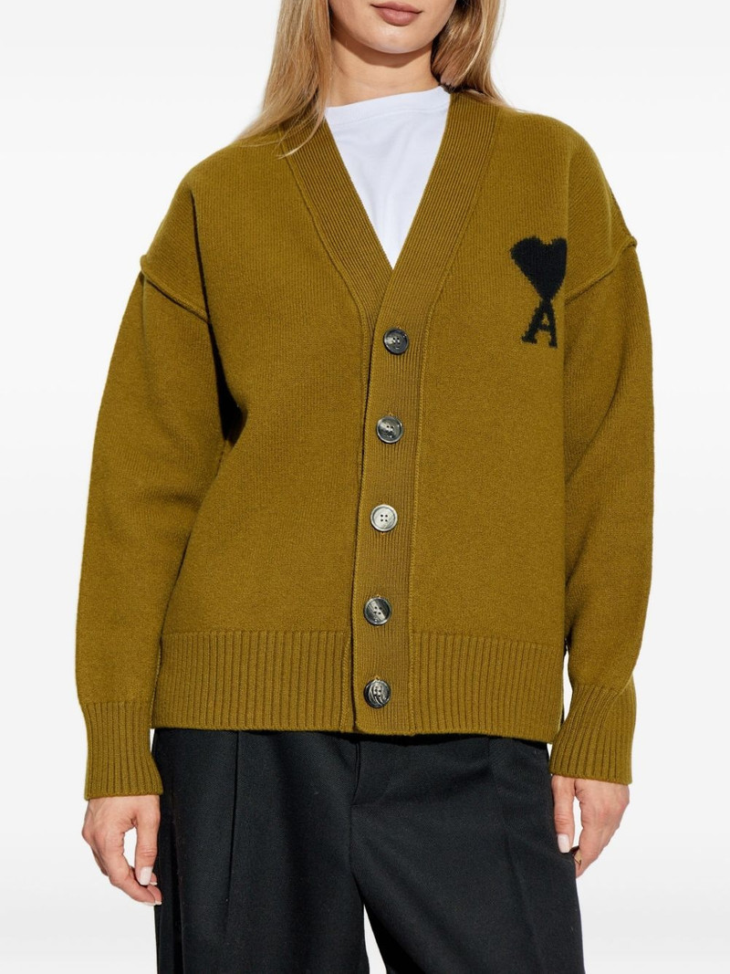 AMI Paris Ami de Coeur wool cardigan outlook