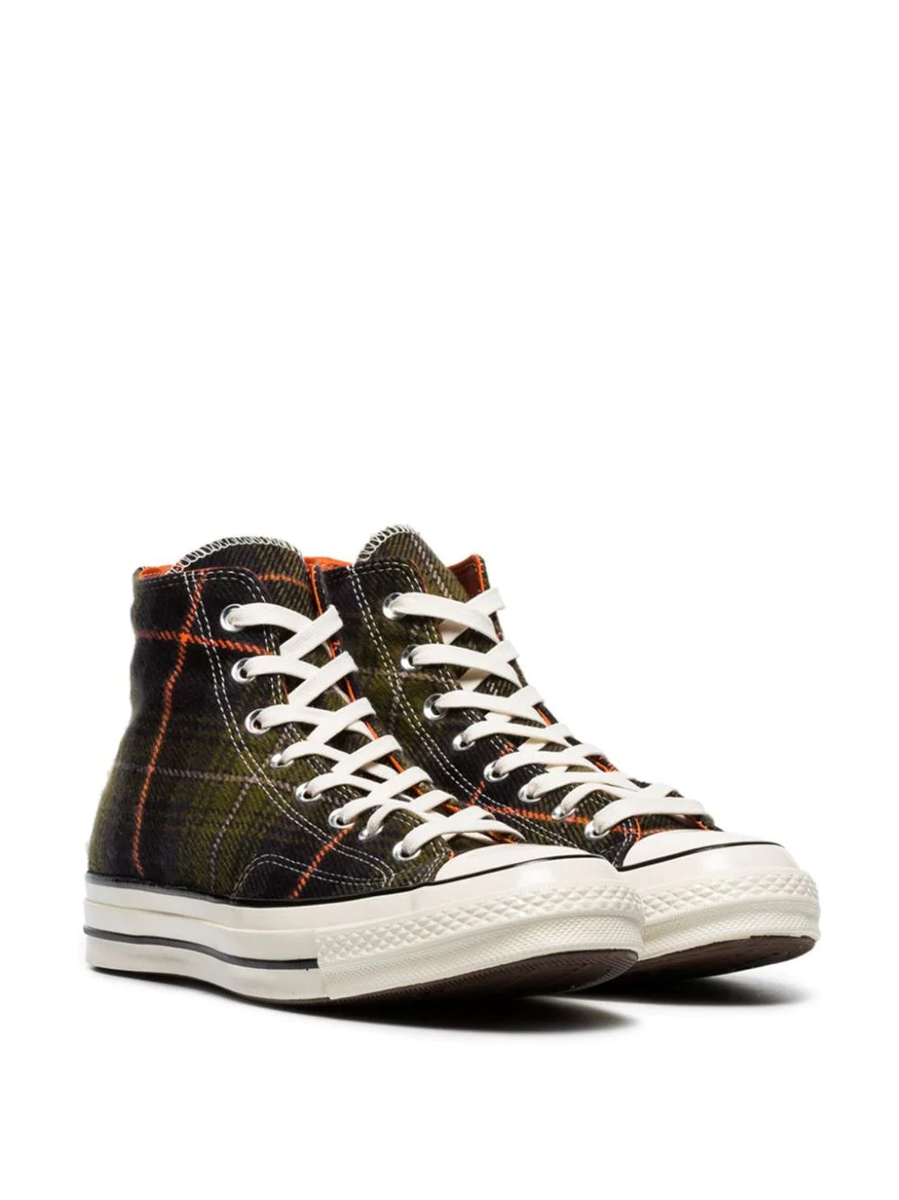 Chuck 70 Classic Hi-Top Plaid Sneakers - 3